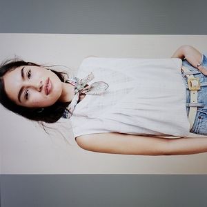 Anthropologie sleeveless blouse by Current Air